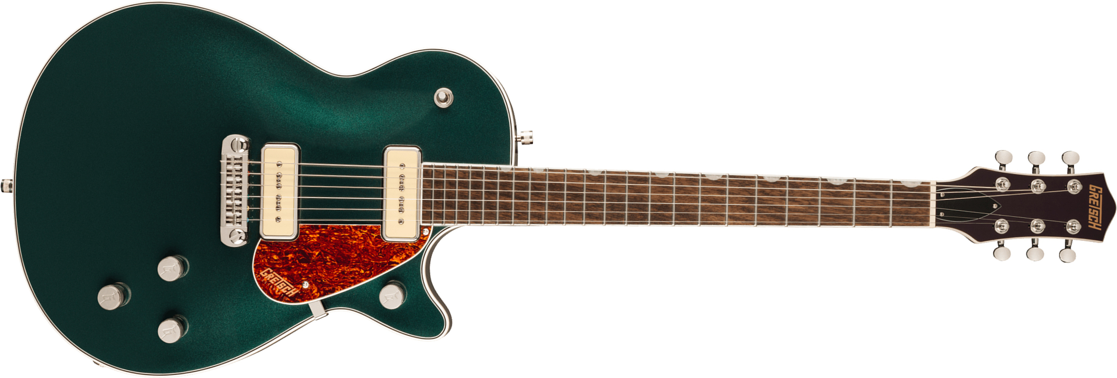 Gretsch G5210-p90 Jet Two 90 Singlecut Wraparound Electromatic 2s Ht  Lau - Cadillac Green - Guitarra eléctrica de corte único. - Main picture