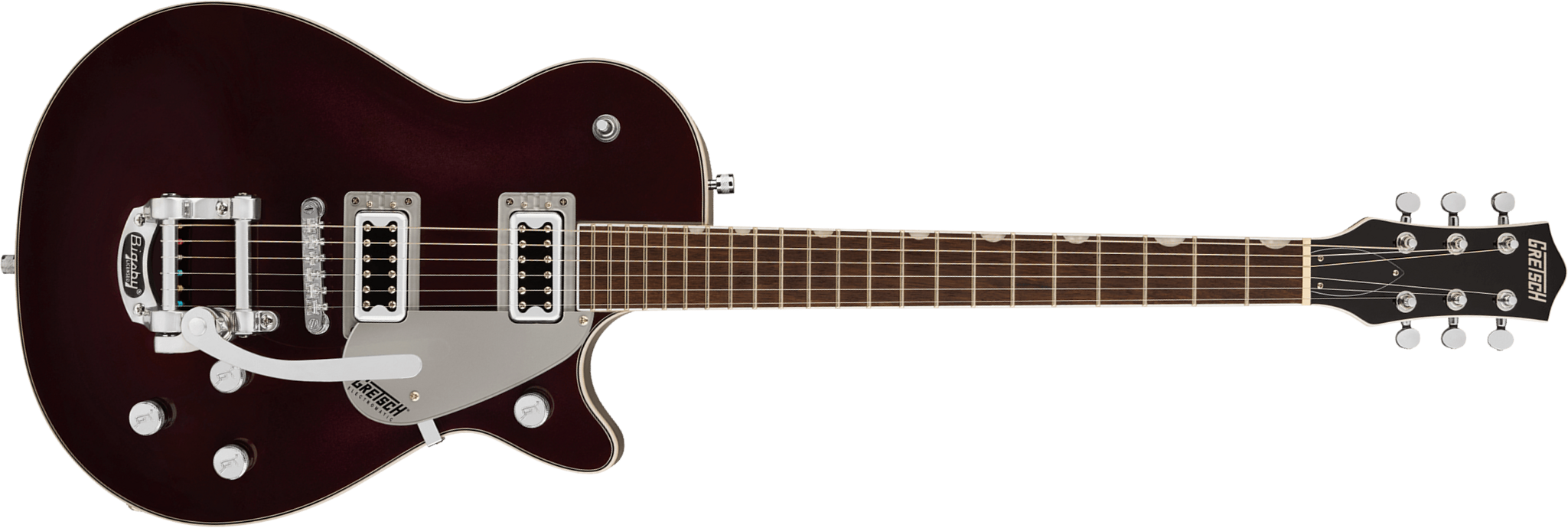 Gretsch G5230t Electromatic Jet Ft Sc Bigsby 2h Trem Lau - Dark Cherry Metallic - Guitarra eléctrica de corte único. - Main picture