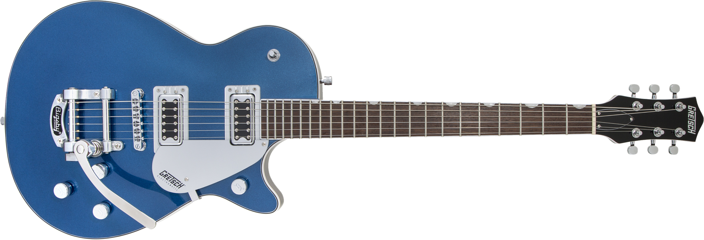 Gretsch G5230t Electromatic Jet Ft Single-cut Bigsby Hh Trem Wal - Aleutian Blue - Guitarra eléctrica de corte único. - Main picture