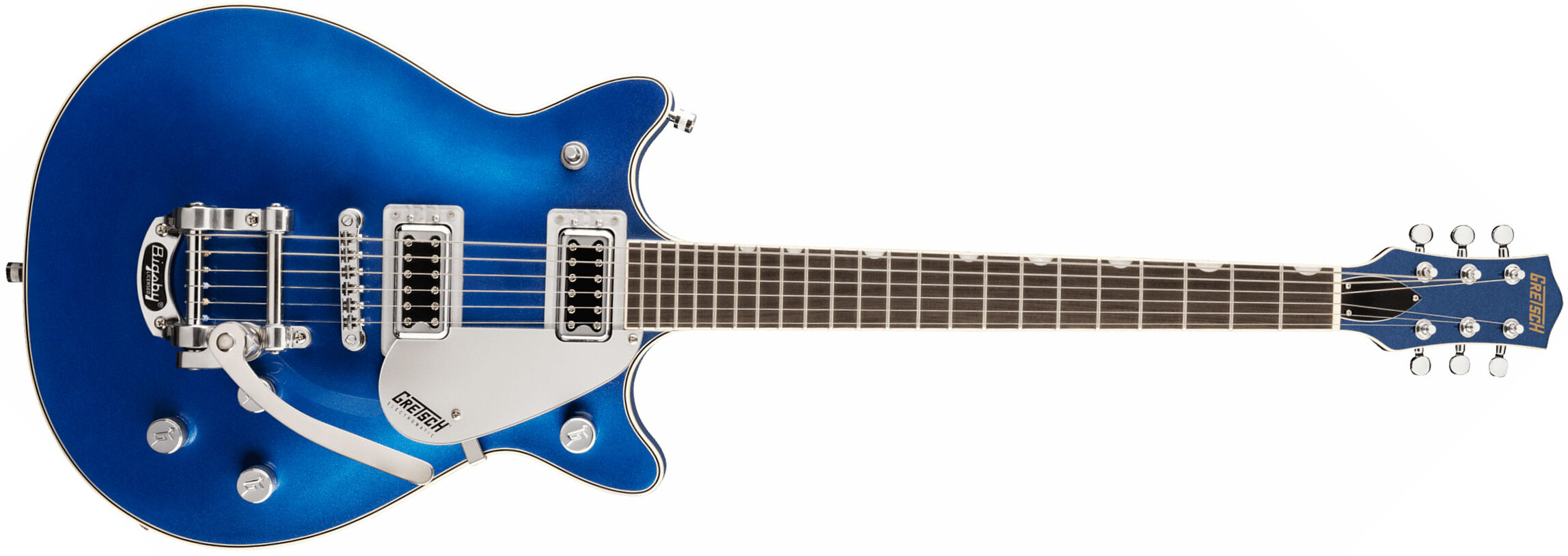 Gretsch G5232t Electromatic Double Jet Ft 2h Bigsby Lau - Fairlane Blue - Guitarra eléctrica de doble corte - Main picture