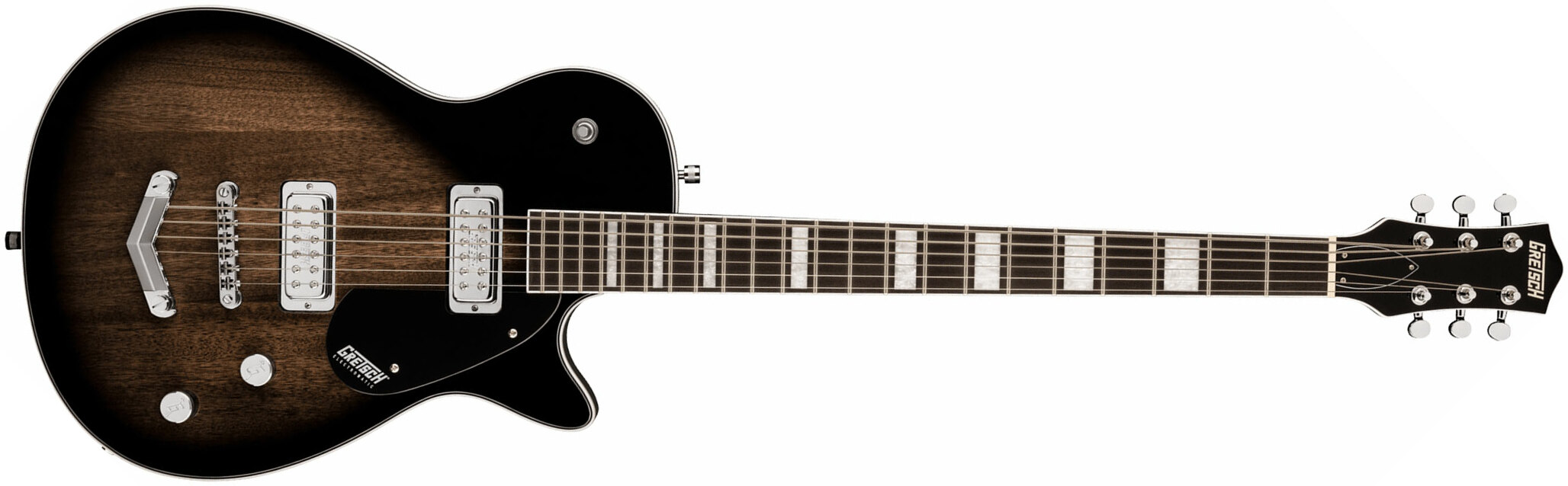 Gretsch G5260 Electromatic Jet Baritone V-stoptail Hh Ht Lau - Bristol Fog - Guitarra eléctrica barítono - Main picture