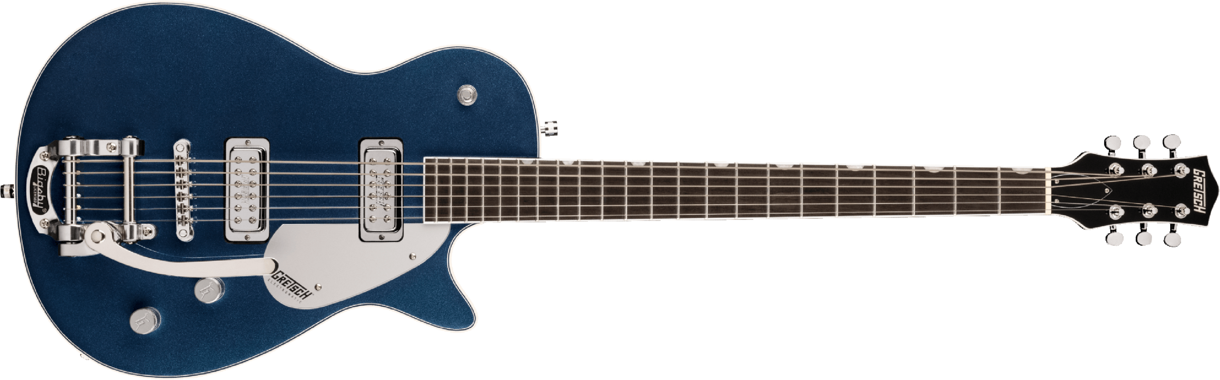 Gretsch G5260t Electromatic Jet Baritone Bigsby Hh Trem Lau - Midnight Sapphire - Guitarra eléctrica barítono - Main picture