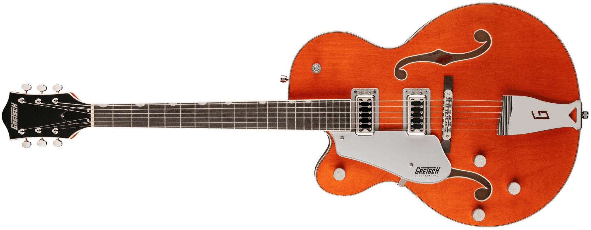 Gretsch G5420lh Classic Electromatic Hollow Body Gaucher Hh Ht Lau - Orange Stain - Guitarra electrica para zurdos - Main picture