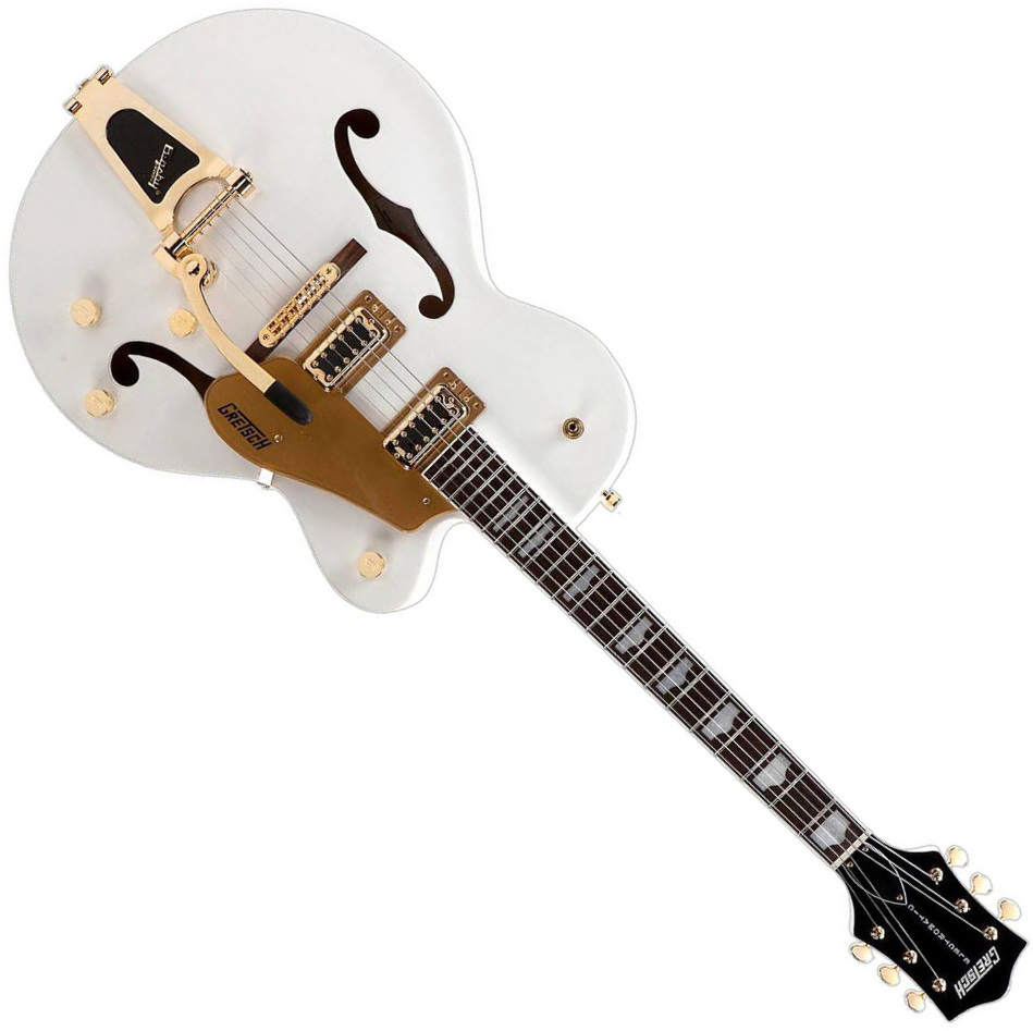 Gretsch G5420t Electromatic Fsr - White With Gold Hardware - Guitarra elécrica Jazz cuerpo acústico - Main picture