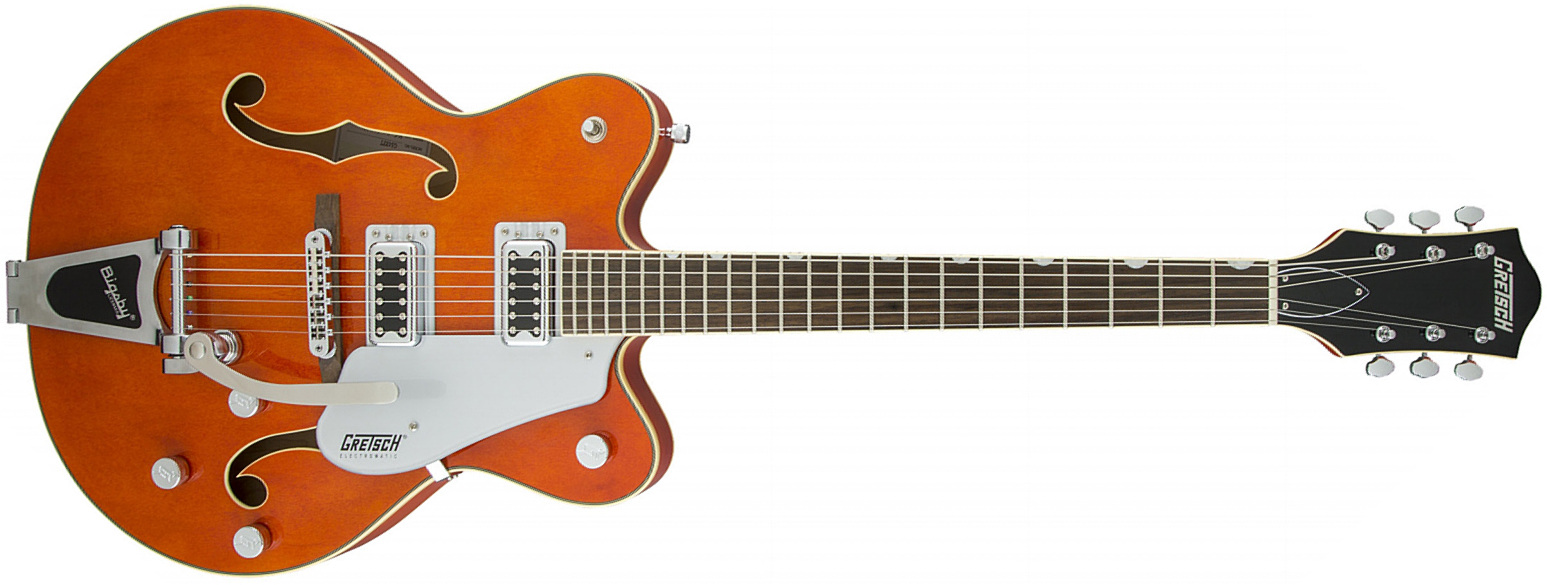 Gretsch G5422t Electromatic Hollow Body 2016 Bigsby - Orange Stain - Guitarra elécrica Jazz cuerpo acústico - Main picture