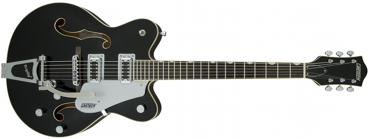 Gretsch G5422t Electromatic Hollow Body 2016 Bigsby - Black - Guitarra elécrica Jazz cuerpo acústico - Main picture