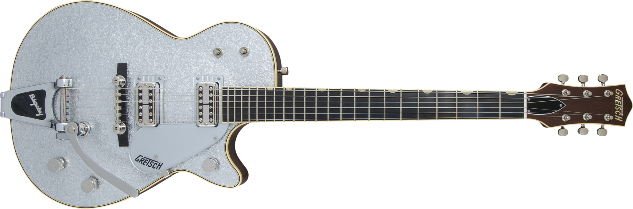 Gretsch G6129tg-59vs Vintage Select 1959 Bigsby Pro Jap 2h Trem Eb - Silver Sparkle - Guitarra eléctrica de corte único. - Main picture