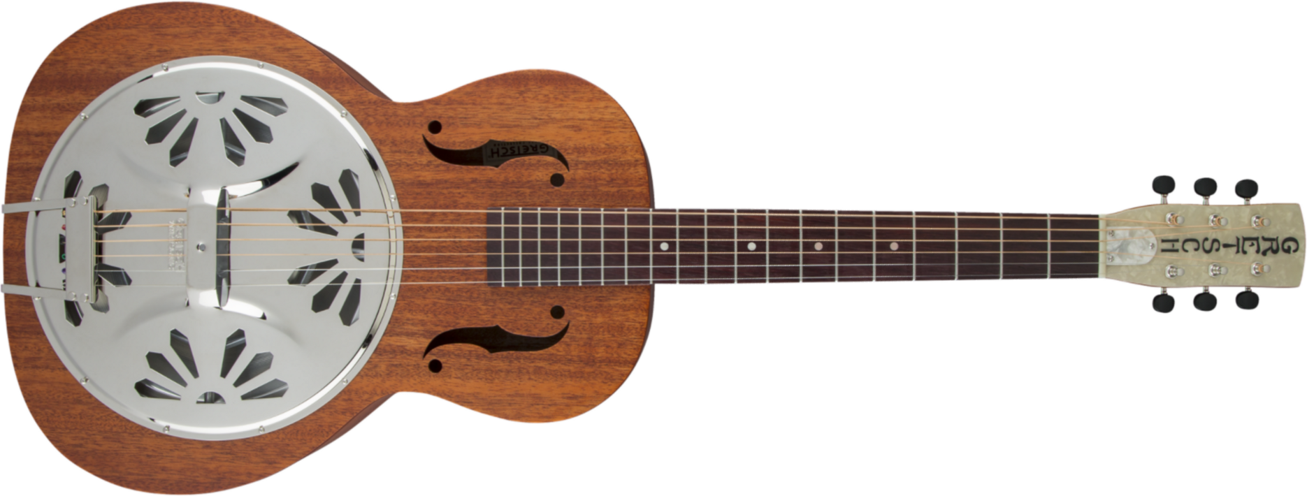 Gretsch G9200 Boxcar Mahogany - Natural - Dobro resonador - Main picture