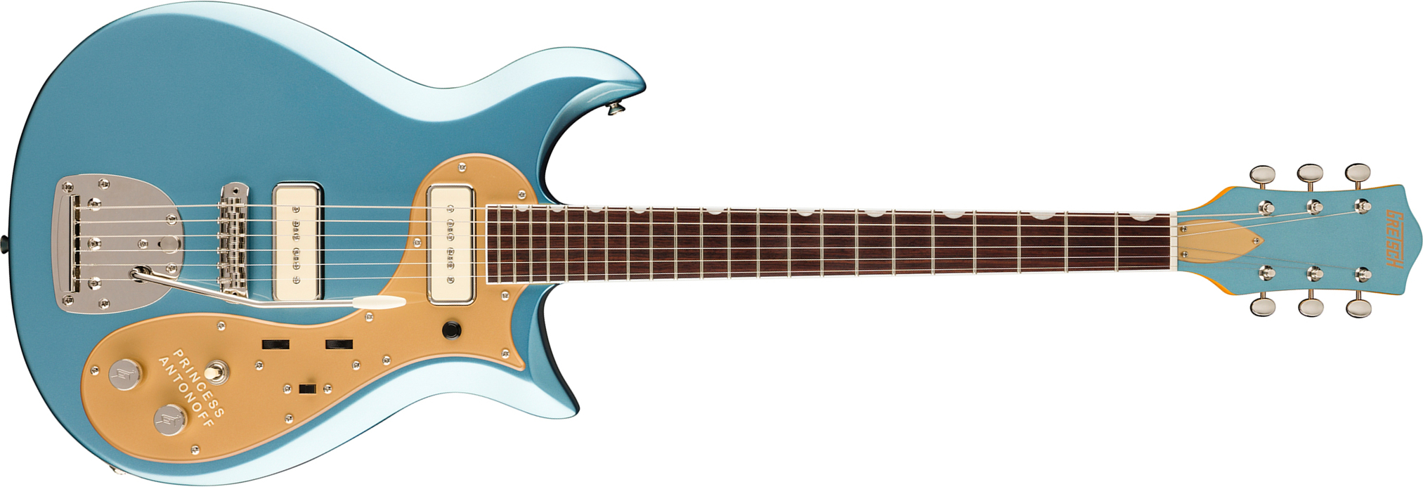 Gretsch Jack Antonoff Cvt Princess Electromatic Ltd Signature 2s Trem Rw - Mako - Guitarra eléctrica de doble corte - Main picture