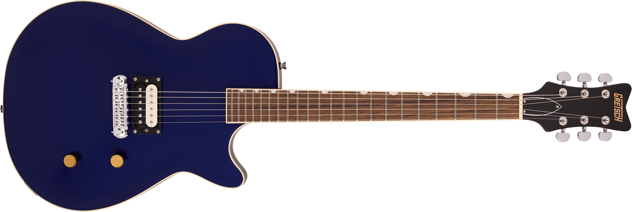 Gretsch Jet 1 Pickup Streamliner 1h Ht Lau - Midnight Blue - Guitarra eléctrica de corte único. - Main picture