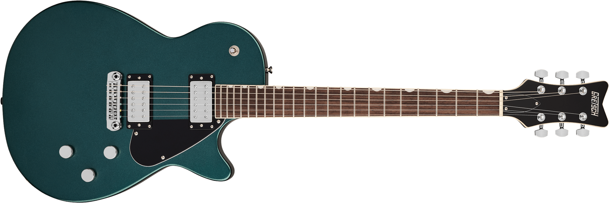 Gretsch Jet Club Electromatic 2h Ht Rw - Druid Green - Guitarra eléctrica de corte único. - Main picture
