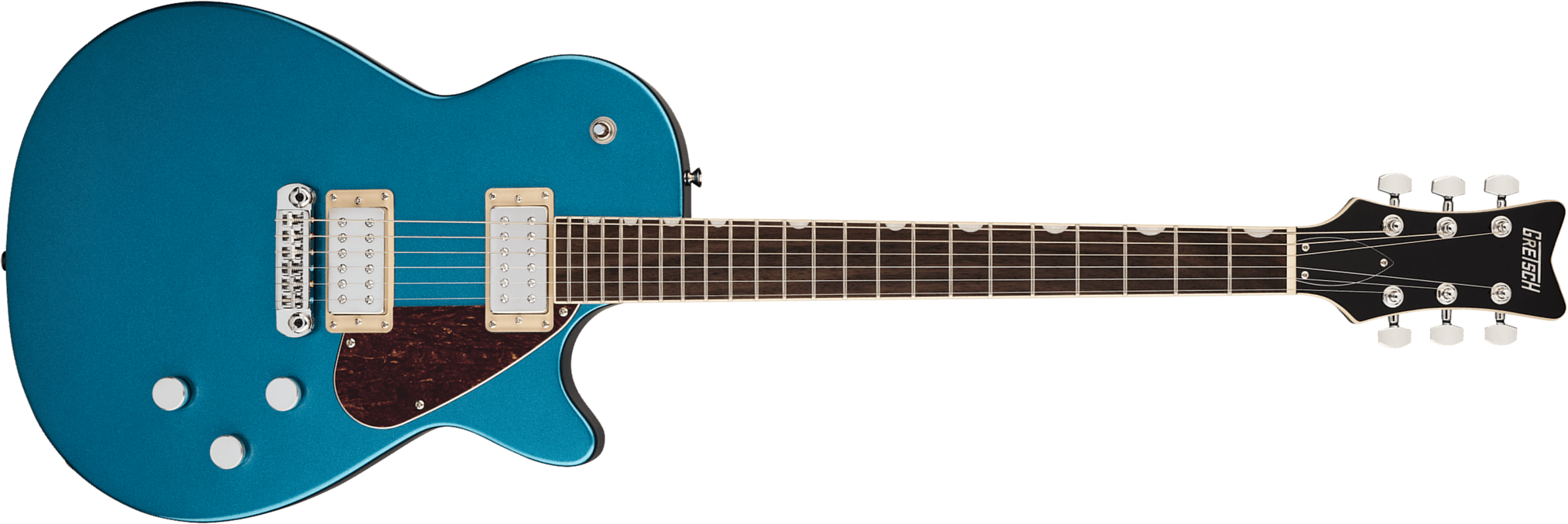 Gretsch Jet Club Electromatic 2h Ht Rw - Riviera Blue - Guitarra eléctrica de corte único. - Main picture