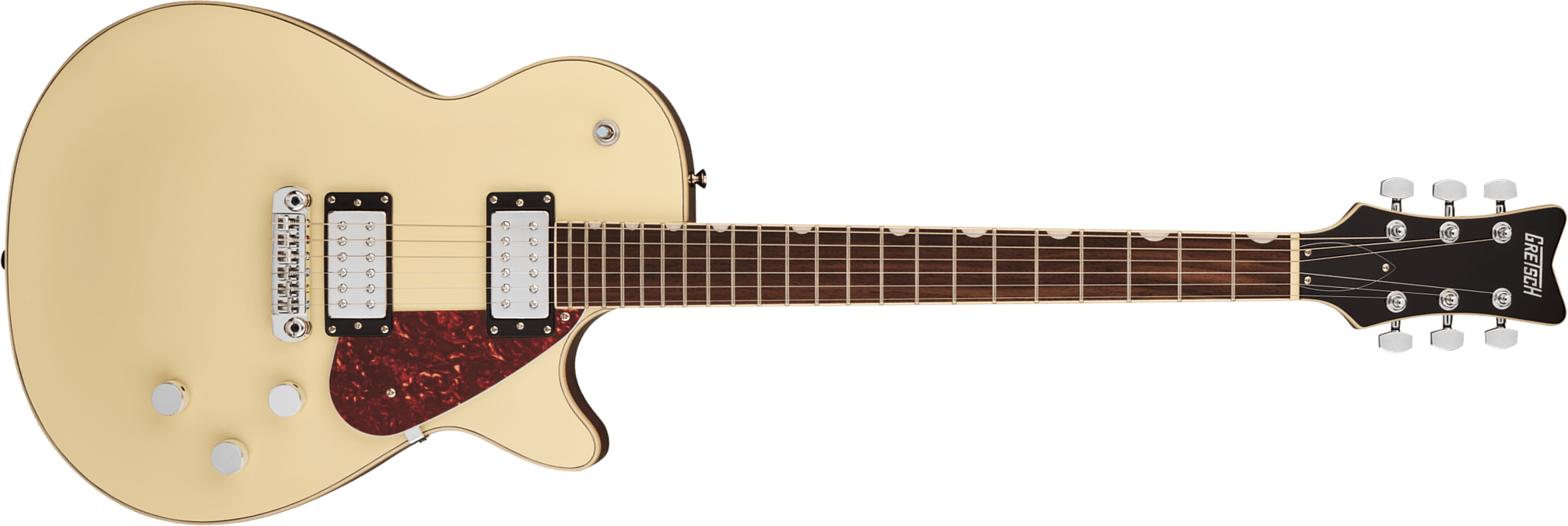 Gretsch Jet Electromatic 2h Ht Rw - Vintage White - Guitarra eléctrica de corte único. - Main picture