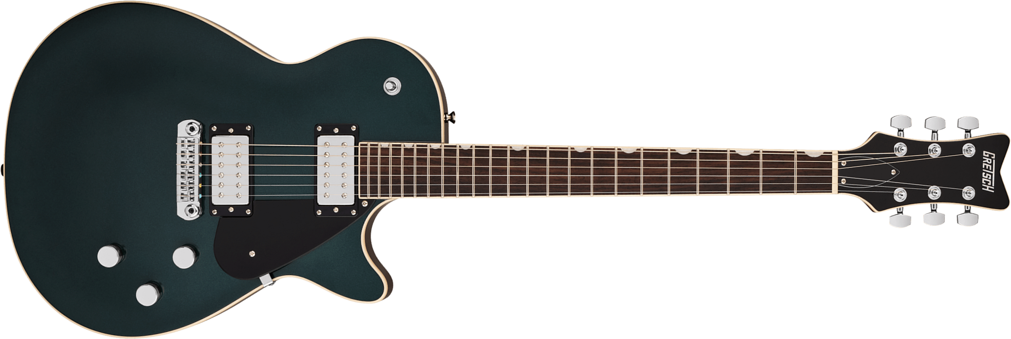 Gretsch Jet Electromatic 2h Ht Rw - Cadillac Green - Guitarra eléctrica de corte único. - Main picture