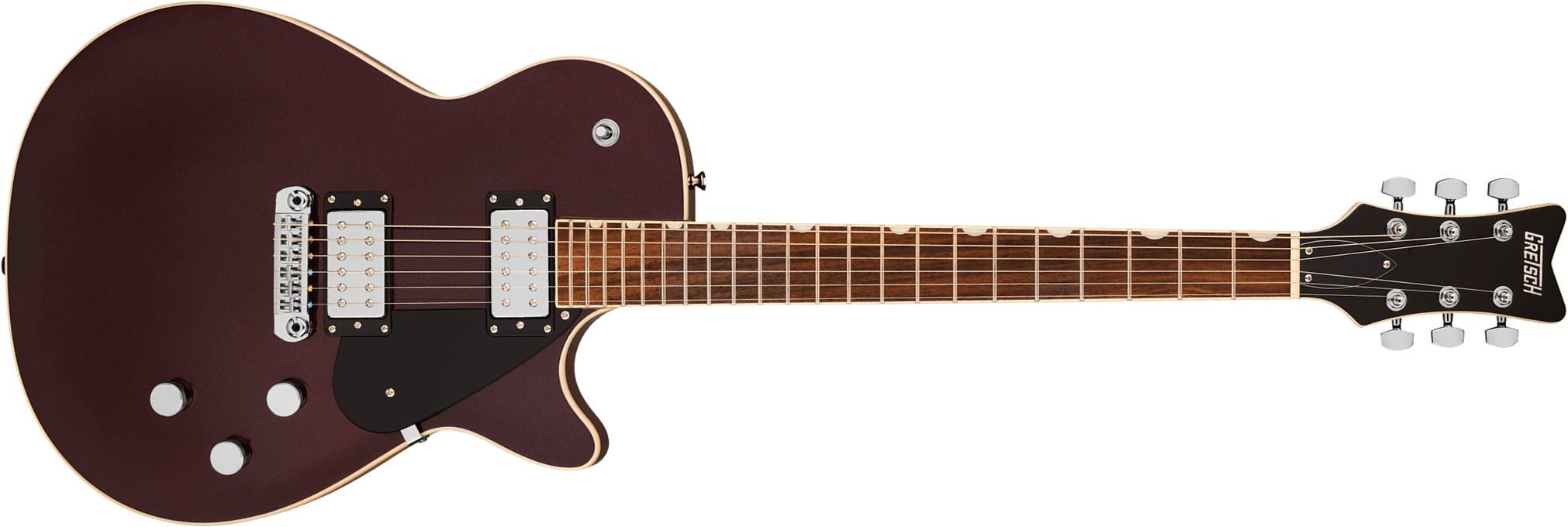 Gretsch Jet Electromatic 2h Ht Rw - Dark Cherry Metallic - Guitarra eléctrica de corte único. - Main picture