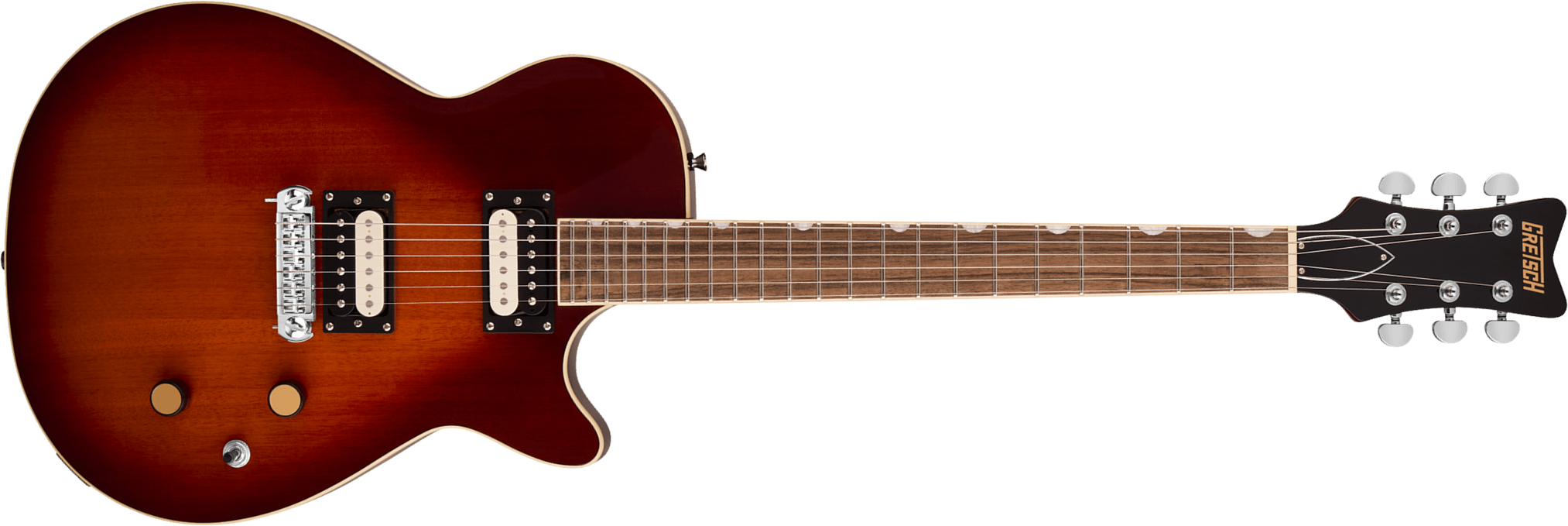 Gretsch Jet Streamliner 2h Ht Lau - Duo-tone Burst - Guitarra eléctrica de corte único. - Main picture
