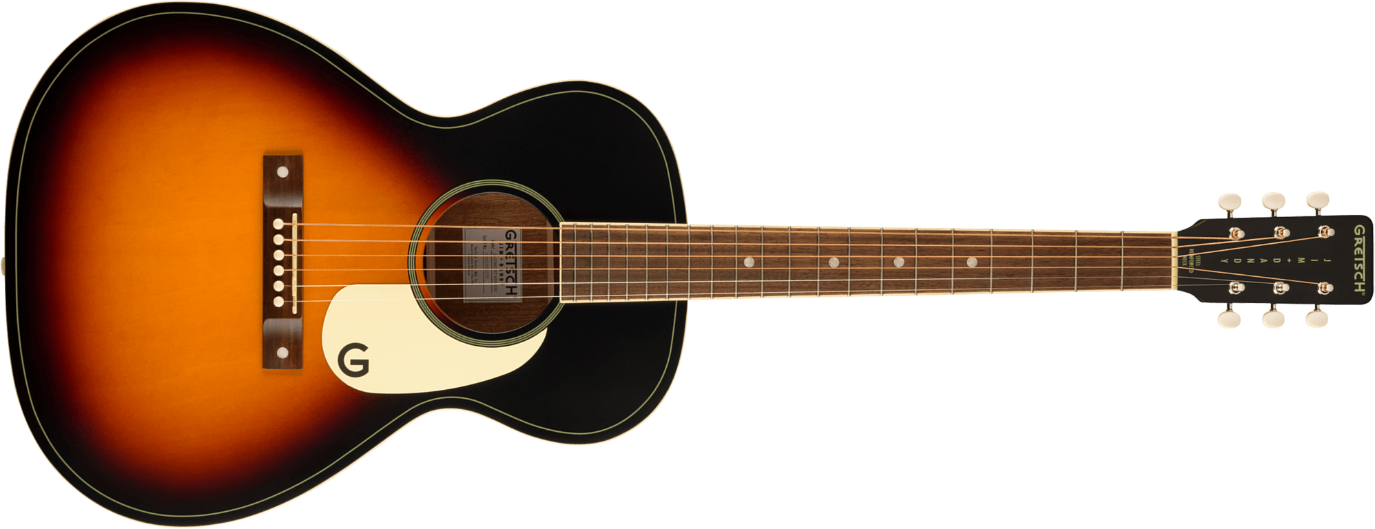 Gretsch Jim Dandy Concert Shsc Tout Tilleul Noy - Rex Burst - Guitarra folk - Main picture