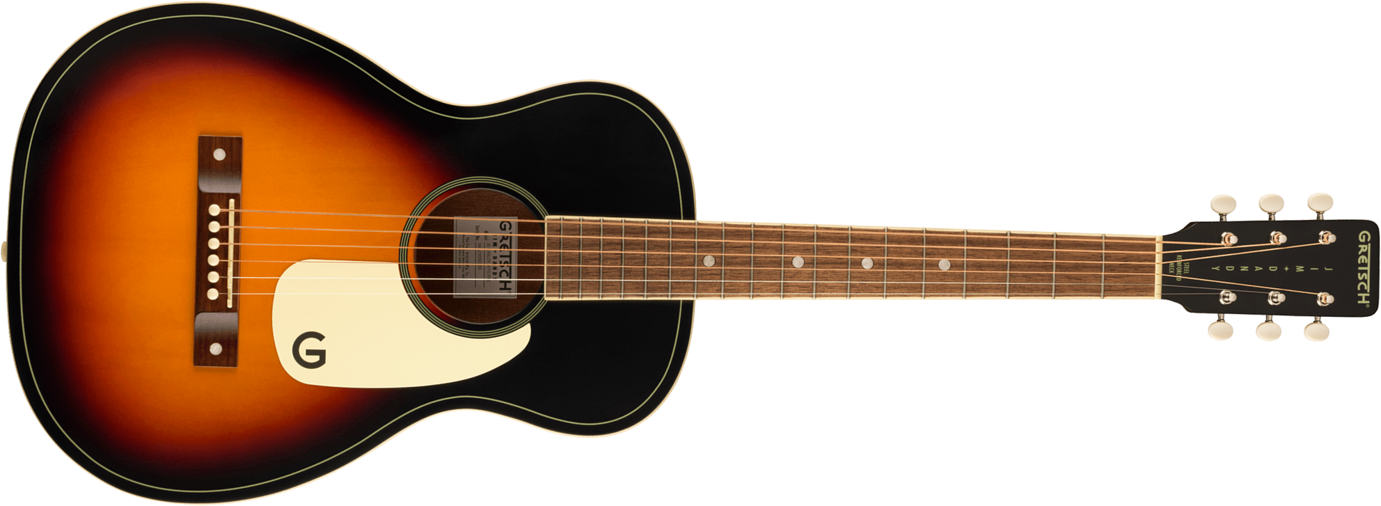 Gretsch Jim Dandy Parlor Tout Tilleul Noy - Rex Burst Semi Gloss - Guitarra acústica de viaje - Main picture