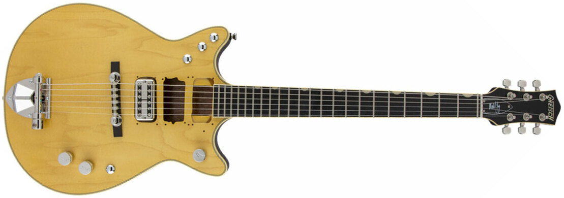 Gretsch Malcolm Young G6131-my Signature Jet Eb - Aged Natural - Guitarra eléctrica de doble corte - Main picture