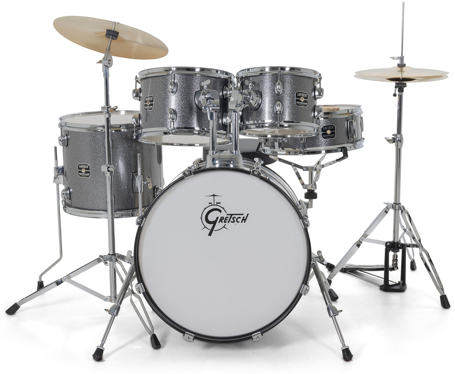 Gretsch Renegade 20'' - 5 FÛts - Grey Sparkle - Batería acústica fusion - Main picture