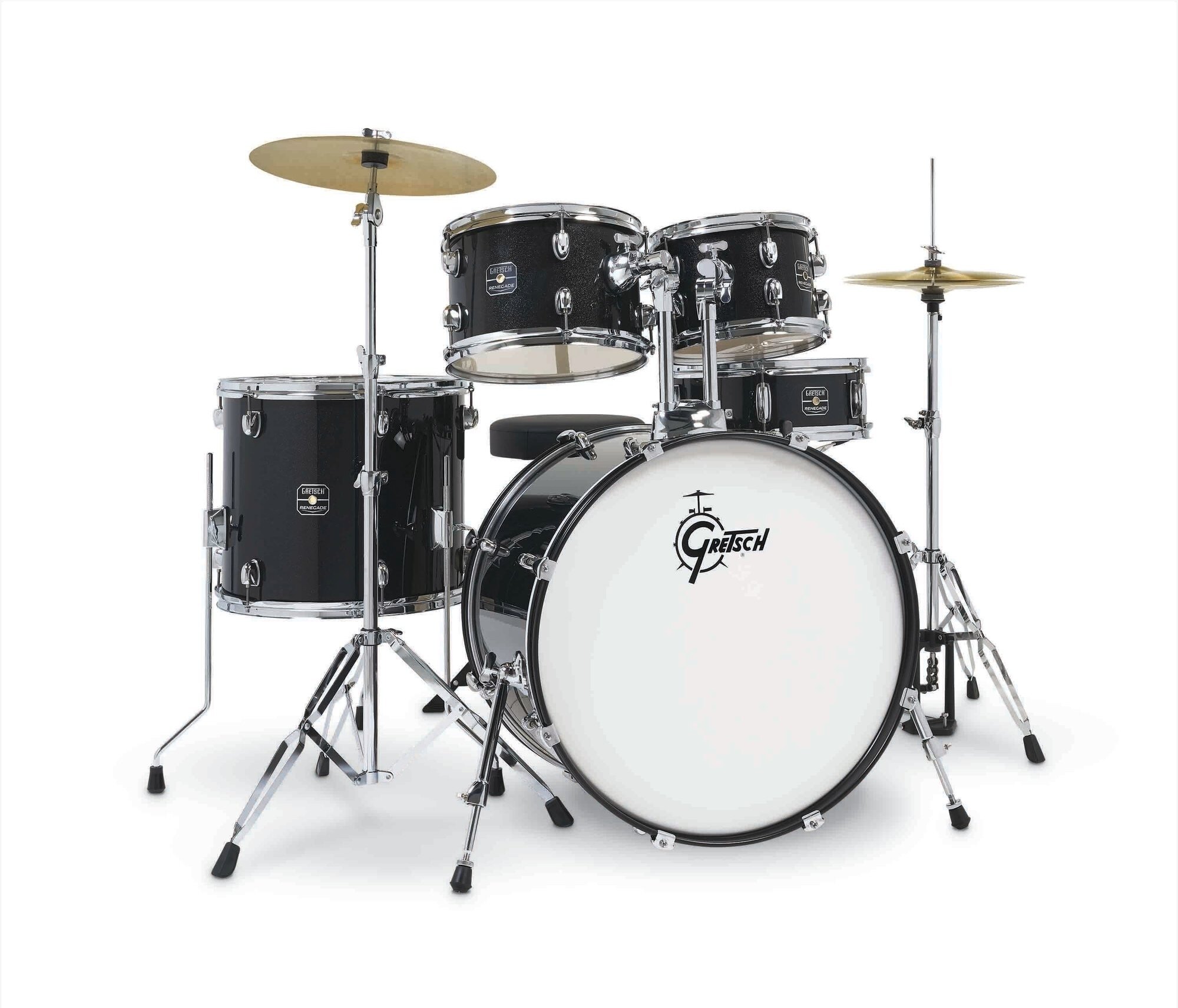 Gretsch Renegade 22'' - 5 FÛts - Black Mist - Batería acústica rock - Main picture