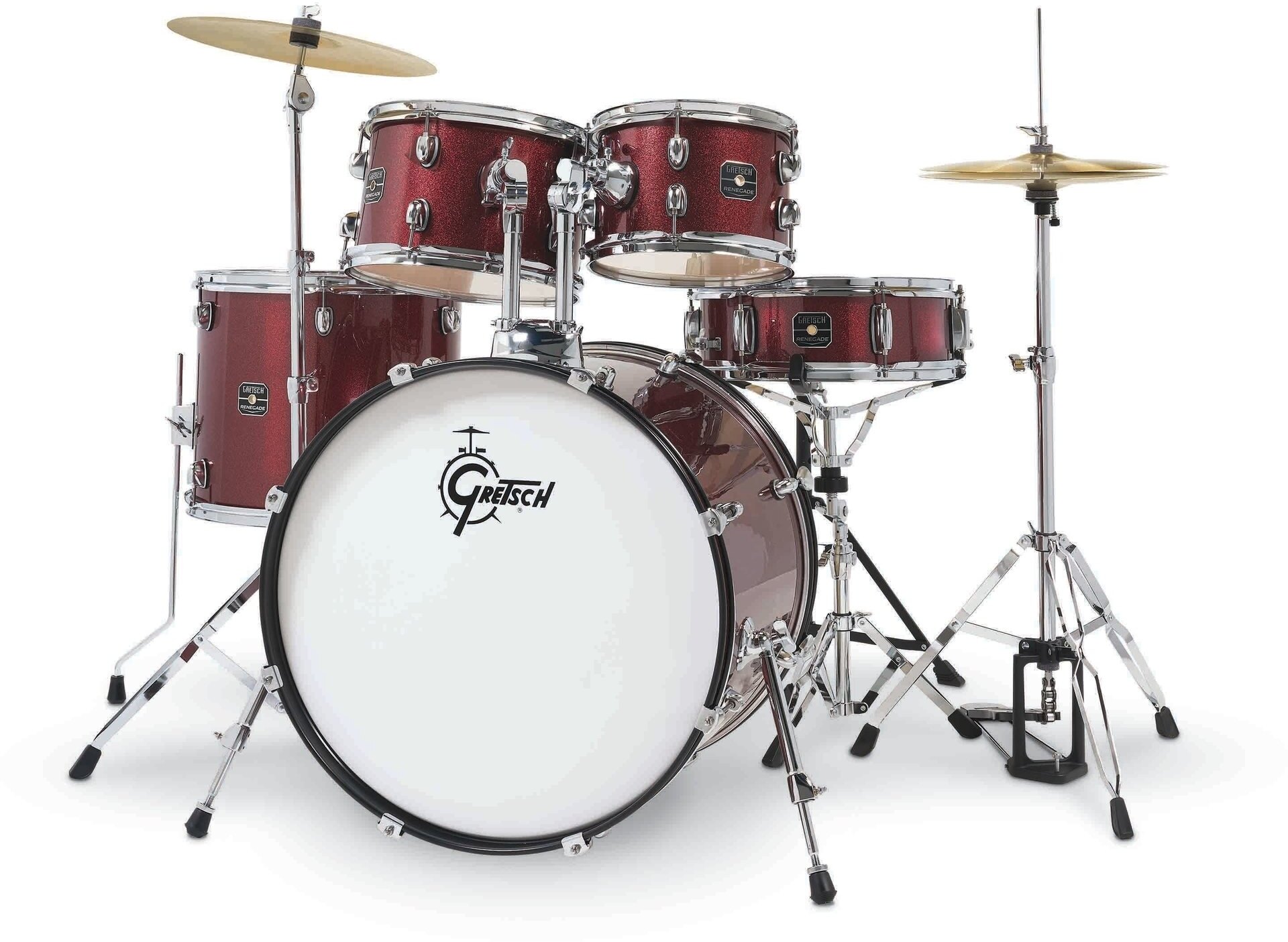 Gretsch Renegade 22'' - 5 FÛts - Ruby Sparkle - Batería acústica rock - Main picture