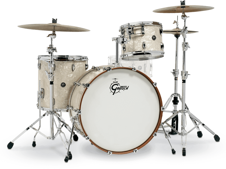 Gretsch Rn2-r643-vp Renown Maple - 3 FÛts - Vintage Pearl - Batería acústica estándar - Main picture