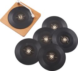Posavasos Gretsch Power & Fidelity Vinyl Coaster Set