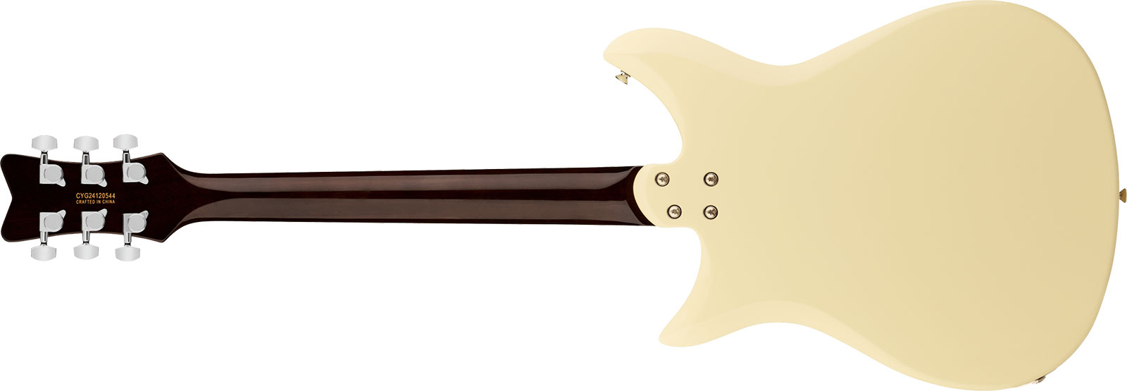 Gretsch Cvt Dc Wraparound Electromatic 2h Ht Lau - Vintage White - Guitarra eléctrica de doble corte - Variation 1