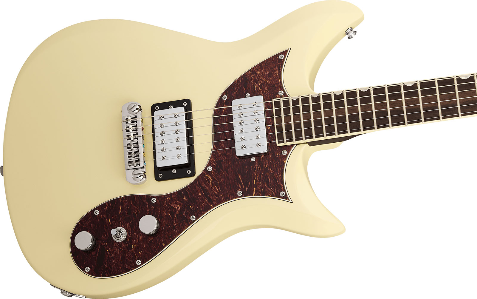 Gretsch Cvt Dc Wraparound Electromatic 2h Ht Lau - Vintage White - Guitarra eléctrica de doble corte - Variation 2