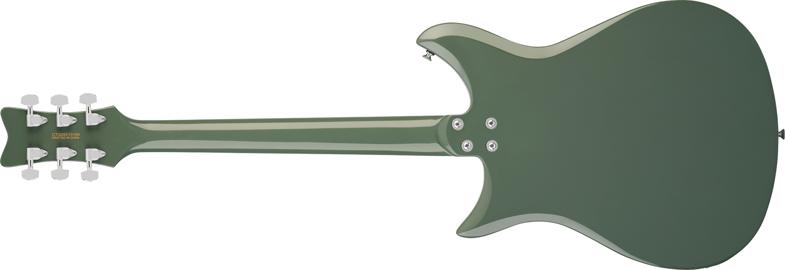 Gretsch Cvt Streamliner 2h Ht Lau - Olive Drab - Guitarra eléctrica de doble corte - Variation 1