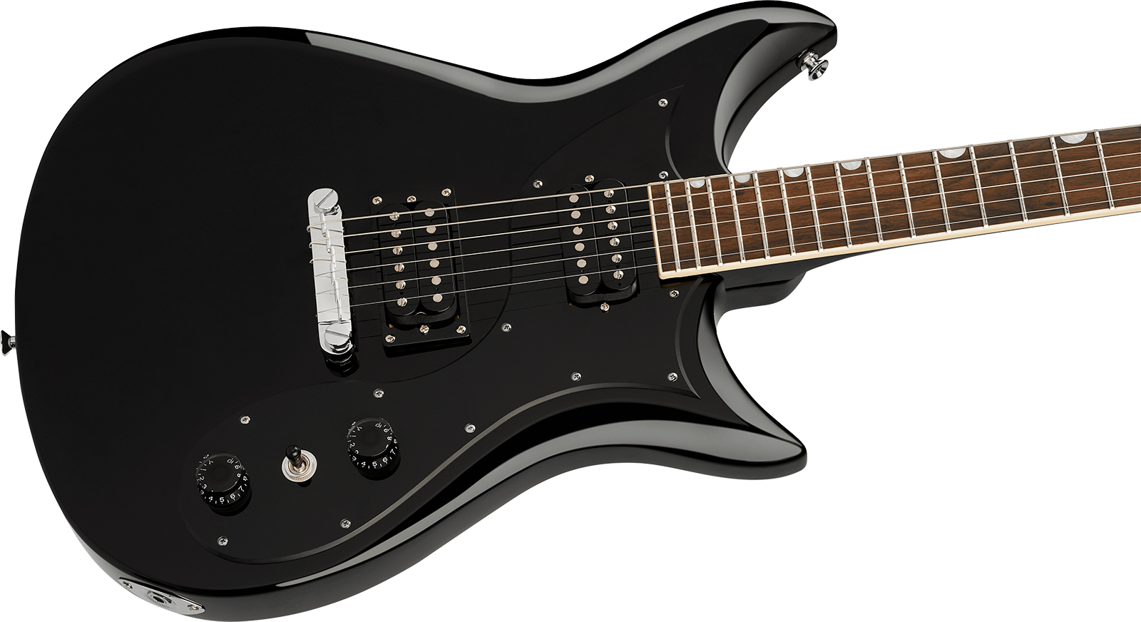Gretsch Cvt Streamliner 2h Ht Lau - Jet Black - Guitarra eléctrica de doble corte - Variation 2