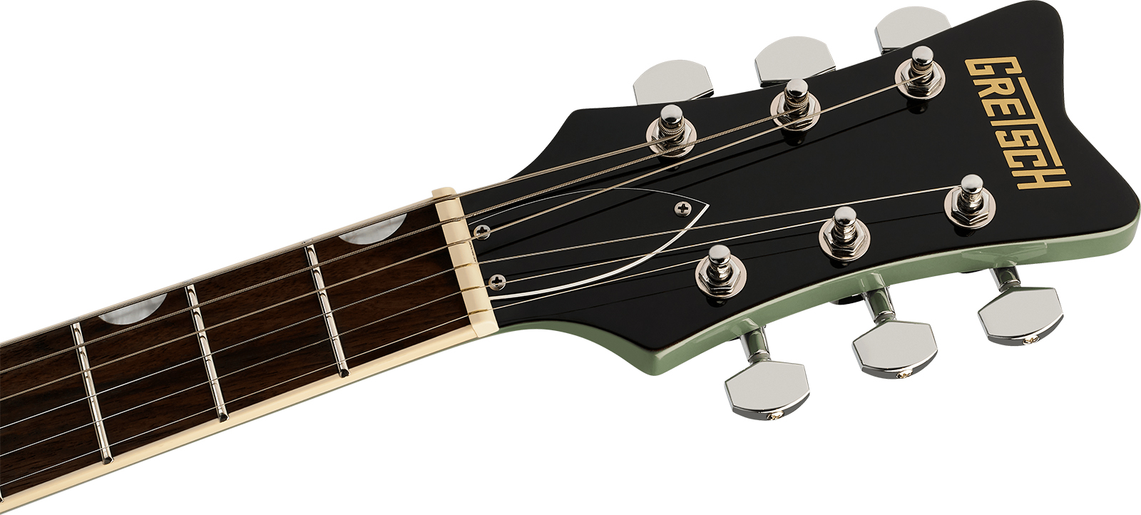 Gretsch Cvt Streamliner 2h Ht Lau - Olive Drab - Guitarra eléctrica de doble corte - Variation 3