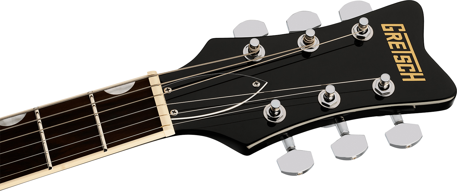 Gretsch Cvt Streamliner 2h Ht Lau - Jet Black - Guitarra eléctrica de doble corte - Variation 3
