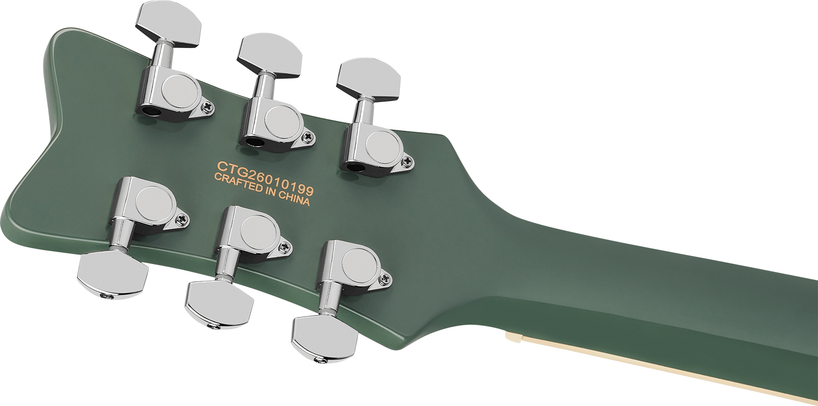 Gretsch Cvt Streamliner 2h Ht Lau - Olive Drab - Guitarra eléctrica de doble corte - Variation 5