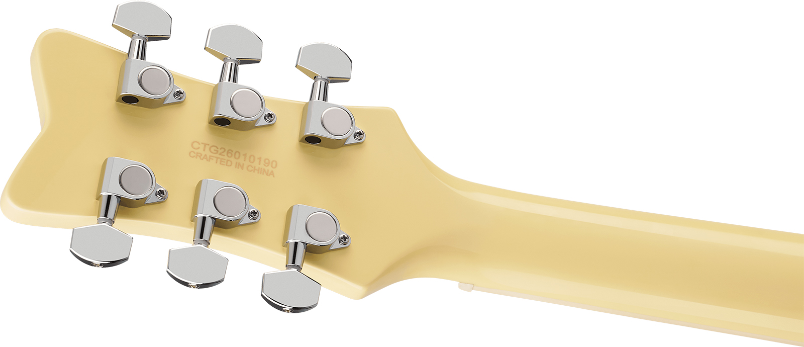 Gretsch Cvtstreamliner 2h Ht Lau - Aged White - Guitarra eléctrica de doble corte - Variation 4