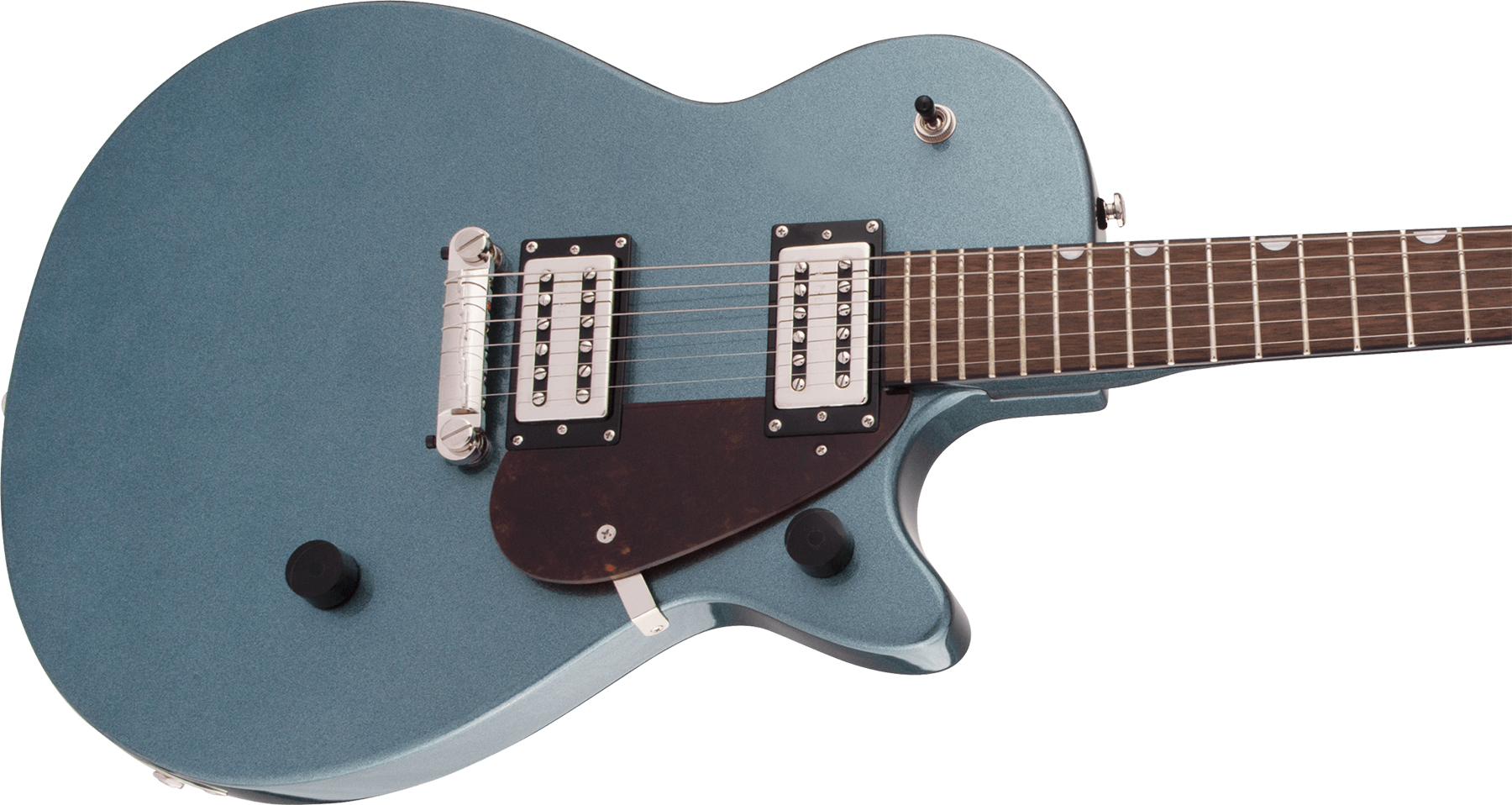 Gretsch G2210 Streamliner Junior Jet Club Hh Ht Lau - Gunmetal - Guitarra eléctrica de corte único. - Variation 2