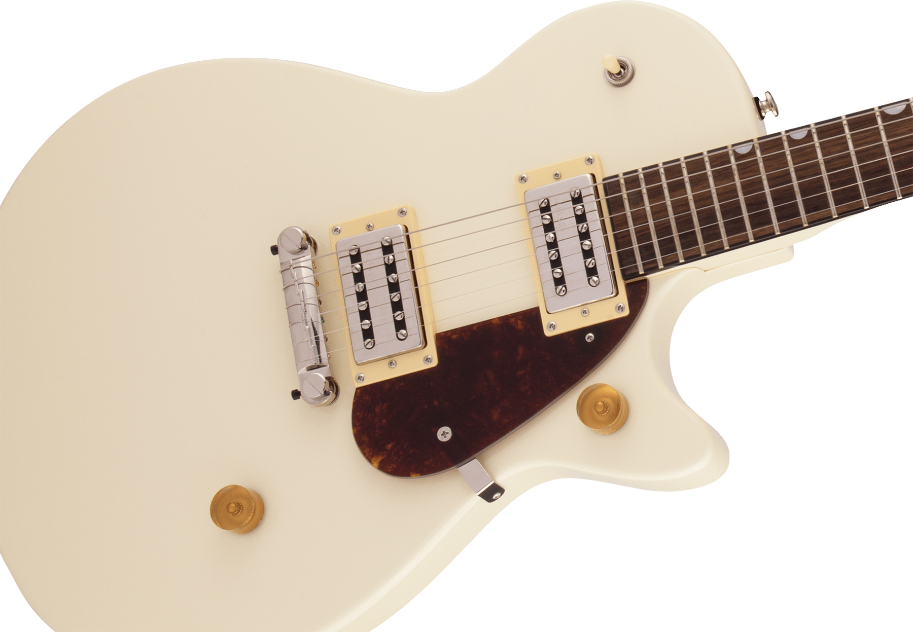 Gretsch G2210 Streamliner Junior Jet Club Hh Ht Lau - Vintage White - Guitarra eléctrica de corte único. - Variation 2