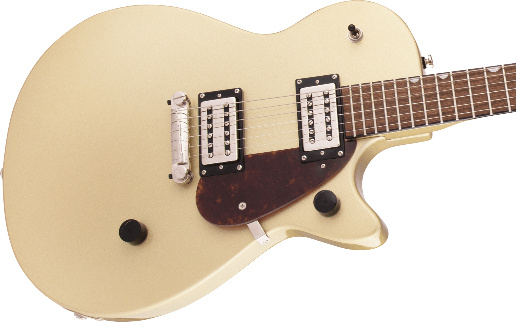 Gretsch G2210 Streamliner Junior Jet Club Hh Ht Lau - Gold Dust - Guitarra eléctrica de corte único. - Variation 2