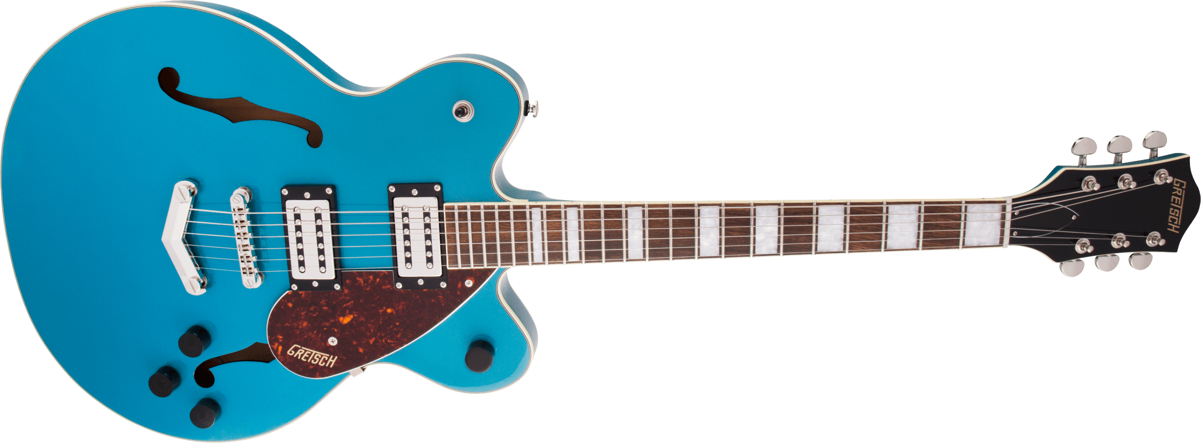 Gretsch G2622t Streamliner Center Block Jr Bigsby Hh Trem Lau - Ocean Turquoise - Guitarra eléctrica semi caja - Variation 2