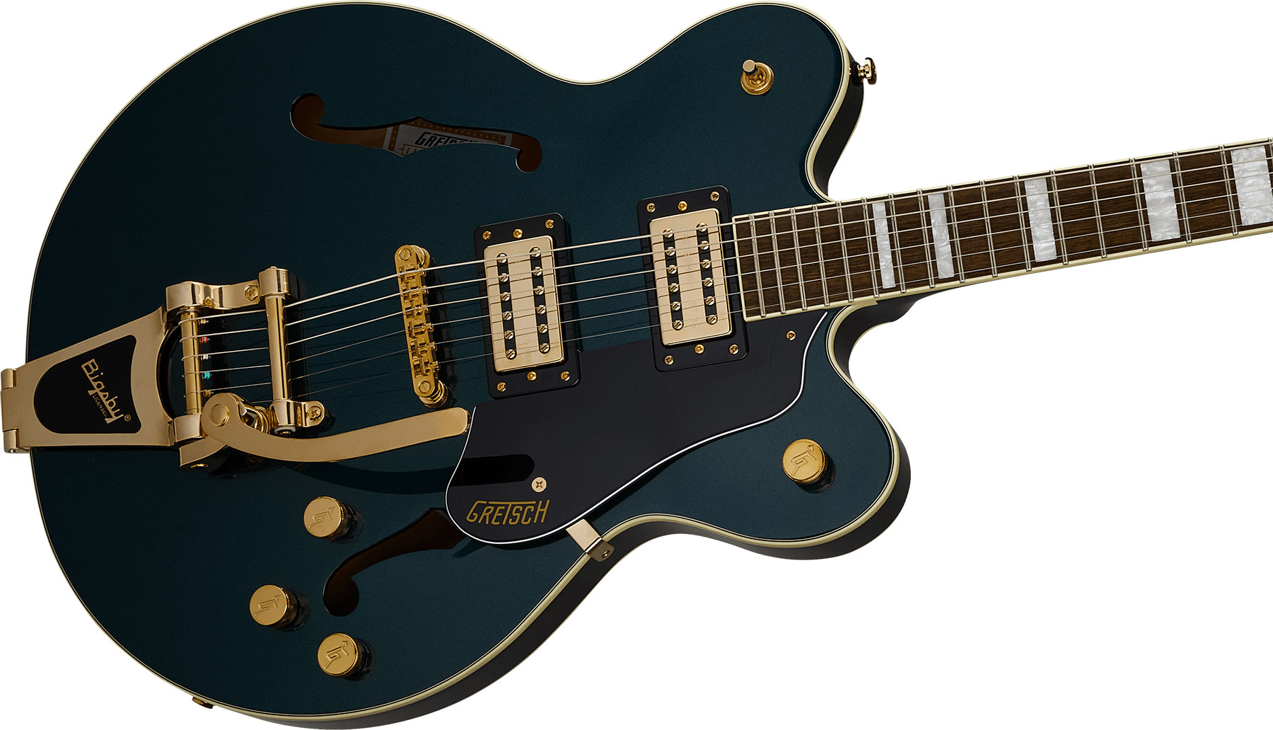 Gretsch G2622tg Bigsby Streamliner Center Block Dc Bigsby Ltd 2h Trem Lau - Midnight Sapphire - Guitarra eléctrica semi caja - Variation 2