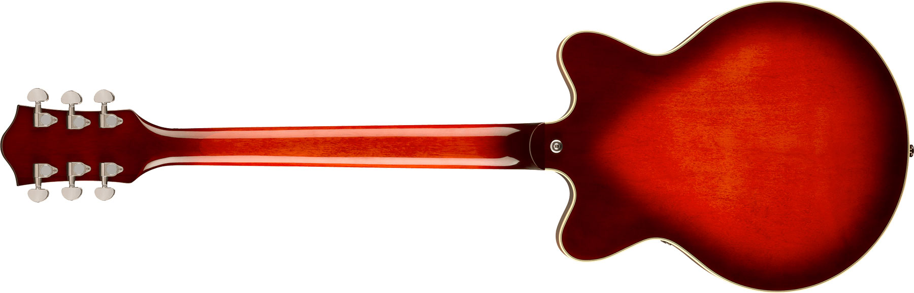 Gretsch G2655 Center Block Jr Dc V-stoptail Streamliner 2h Ht Lau - Claret Burst - Guitarra eléctrica de doble corte - Variation 1