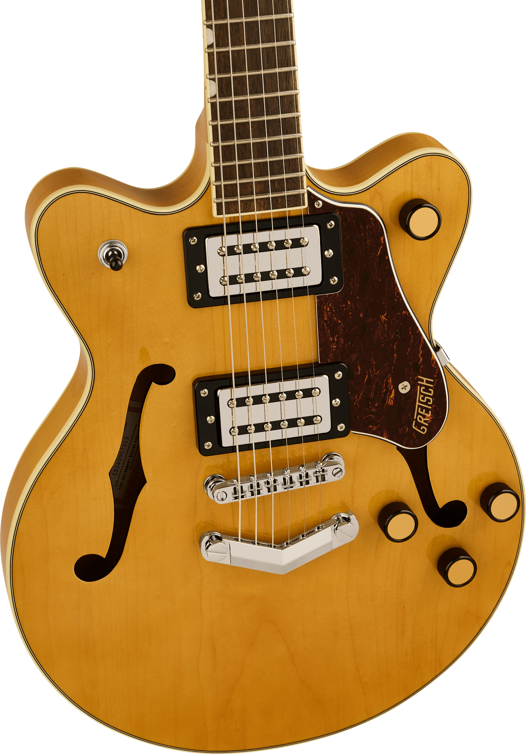 Gretsch G2655 Center Block Jr Dc V-stoptail Streamliner 2h Ht Lau - Village Amber - Guitarra eléctrica de doble corte - Variation 2