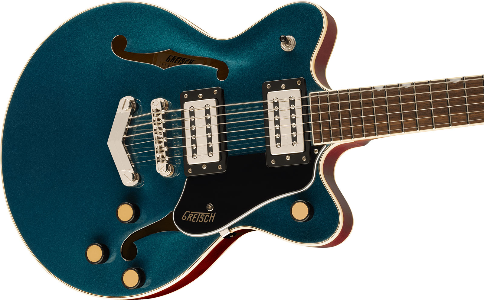 Gretsch G2655 Streamliner Center Block Jr Dc V-stoptail 2h Ht Lau - Midnight Sapphire - Guitarra eléctrica semi caja - Variation 2