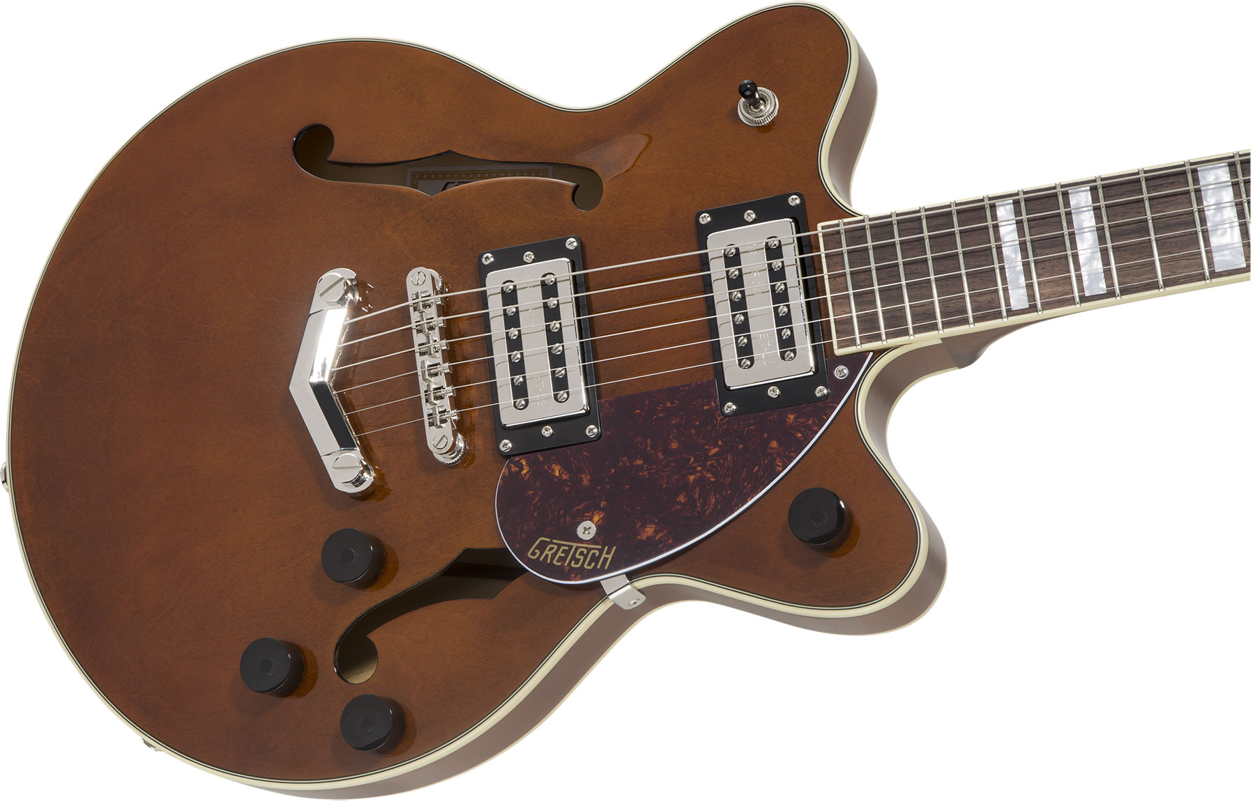 Gretsch G2655 Streamliner Center Block Jr Stoptail Hh Ht Lau - Single Barrel Stain - Guitarra eléctrica semi caja - Variation 1