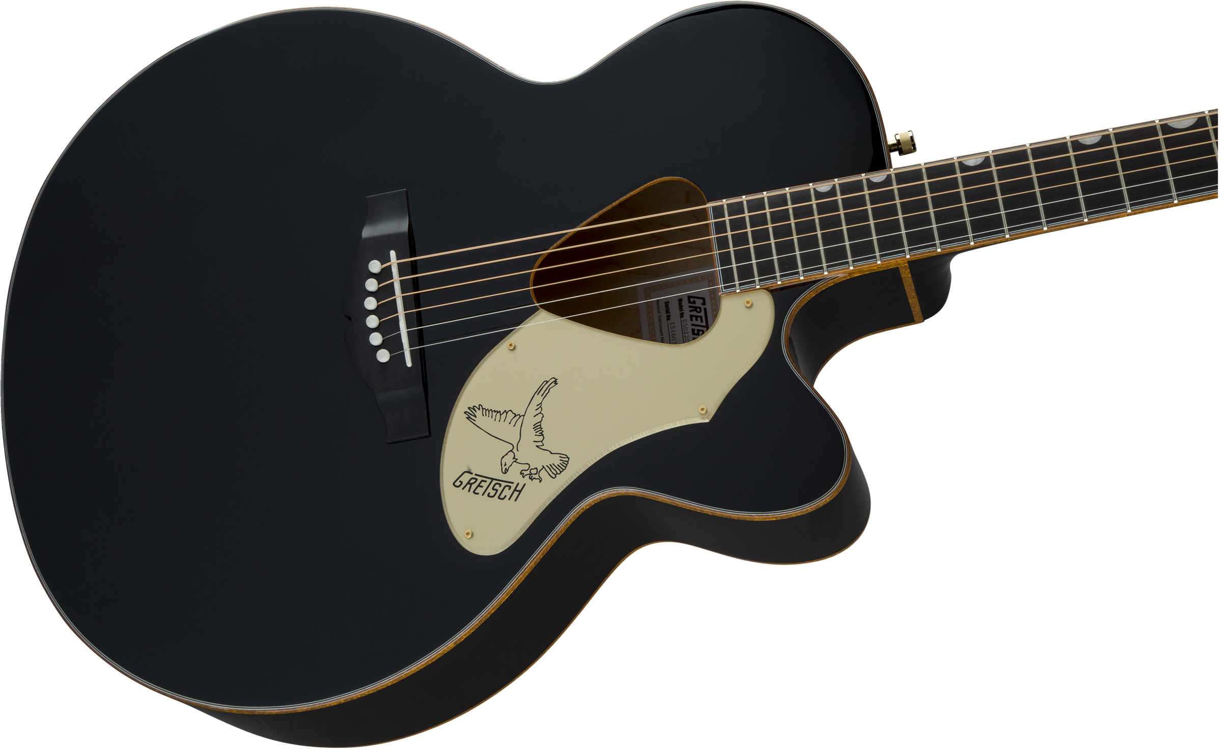 Gretsch G5022cbfe Rancher Falcon Jumbo Cw Epicea Erable Rw - Black - Guitarra electro acustica - Variation 3