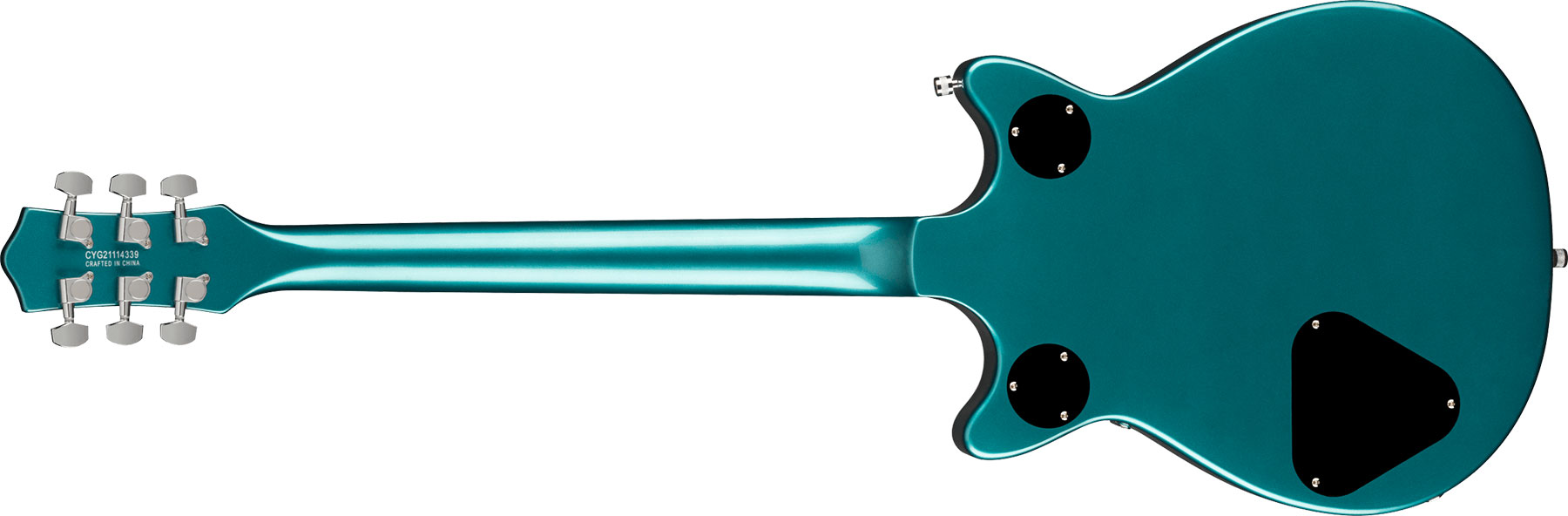 Gretsch G5222 Electromatic Double Jet Bt V-stoptail Hh Ht Lau - Ocean Turquoise - Guitarra eléctrica de doble corte - Variation 1