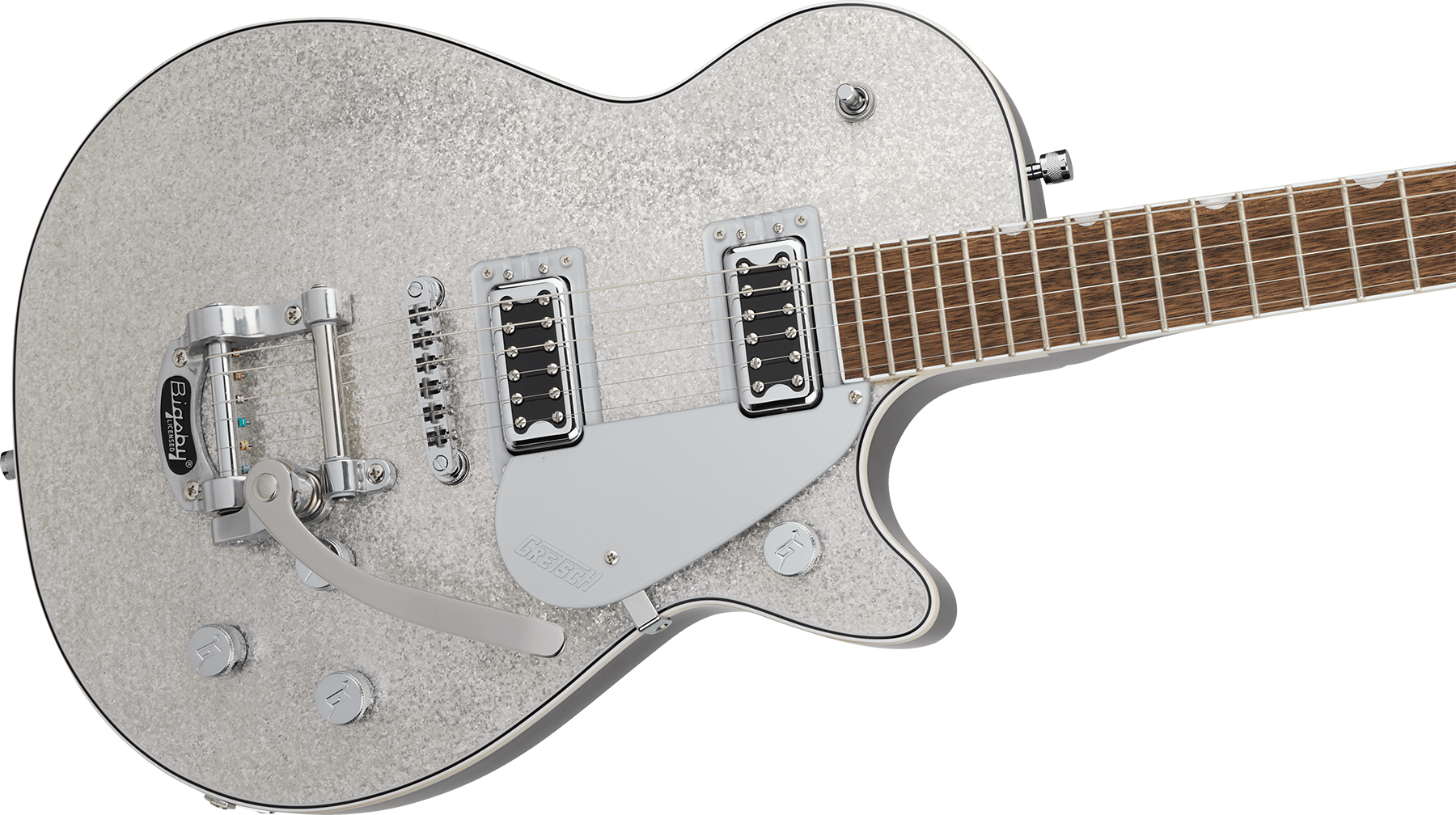 Gretsch G5230t Electromatic Jet Ft Sc Bigsby 2h Trem Lau - Silver Sparkle - Guitarra eléctrica de corte único. - Variation 2