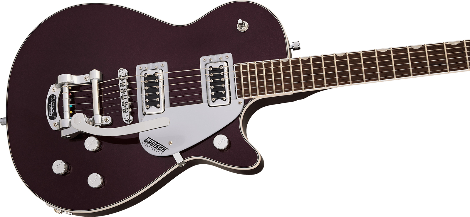 Gretsch G5230t Electromatic Jet Ft Sc Bigsby 2h Trem Lau - Dark Cherry Metallic - Guitarra eléctrica de corte único. - Variation 2