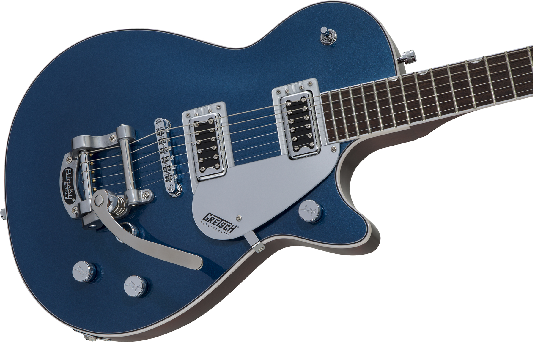 Gretsch G5230t Electromatic Jet Ft Single-cut Bigsby Hh Trem Wal - Aleutian Blue - Guitarra eléctrica de corte único. - Variation 2